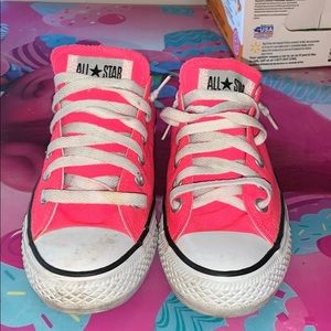 Hot pink converse